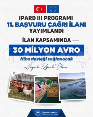 R03;TKDK On Birinci Ba�vuru �a�r� �lan�na ��kt�