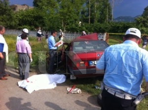 LAST PATLAYAN OTOMOBL P KONTEYNIRINA ARPTI: 2 L, 1 AIR YARALI