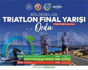 Triatlon heyecan� Ordu�da ba�l�yor