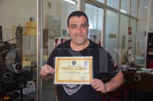 UĞUR YEREBASMAZ YAKIN SAVUNMA EĞİTİMİ BAŞARI BELGESİNİ ALDI UĞUR YEREBASMAZ YAKIN SAVUNMA EĞİTİMİ BAŞARI BELGESİNİ ALDI