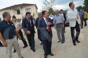 Vali Balkanlolu ama ve  Kabakda'n ziyaret etti