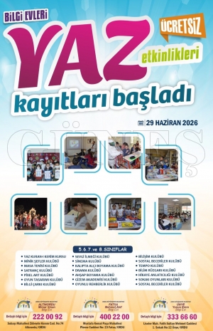 Yaz tatilinin en g�zel adresi: Bilgi evleri