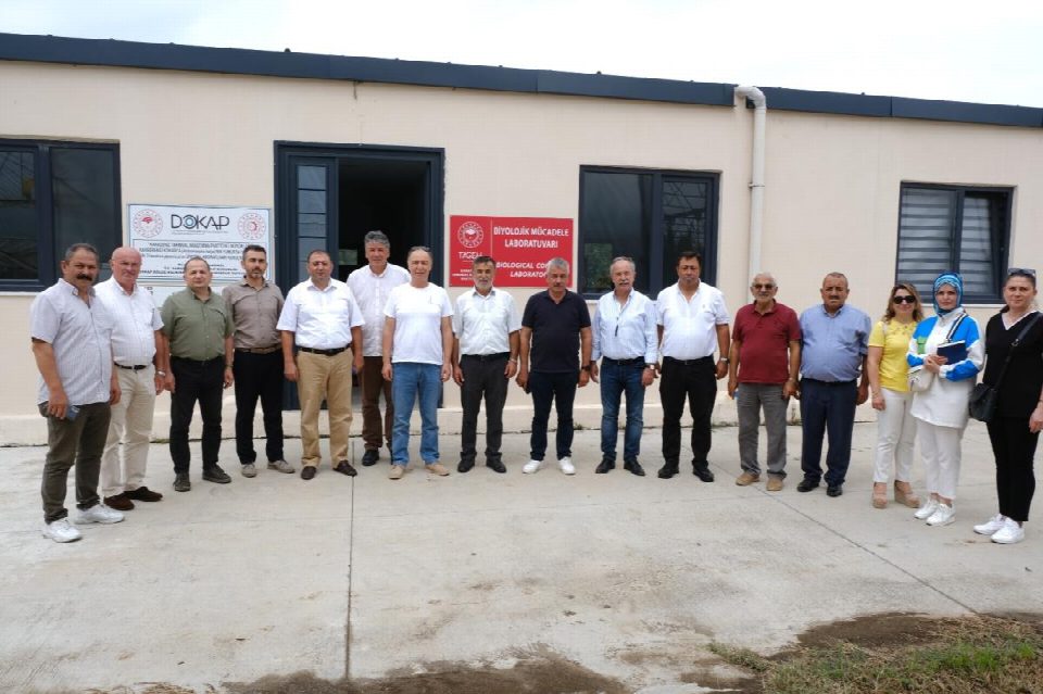 Karadeniz Tarımsal Araştırma enstitüsüne ziyarette bulundular