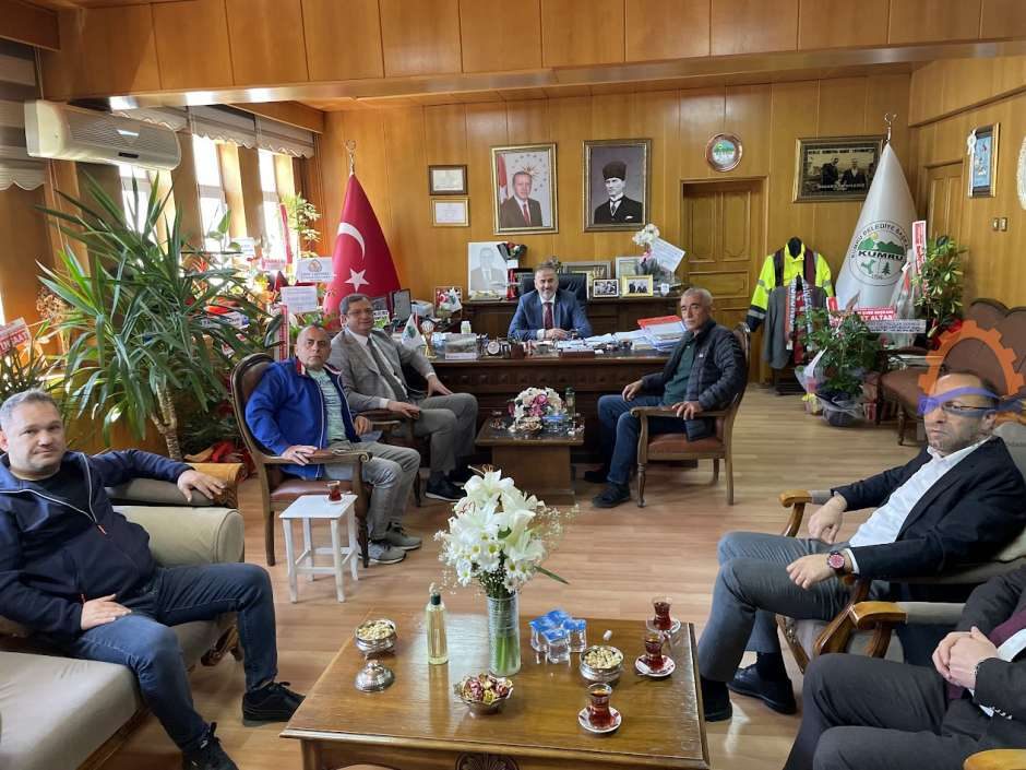 FATSO Heyeti Kumru ve Korgan Belediye Başkanlarını Ziyaret Etti