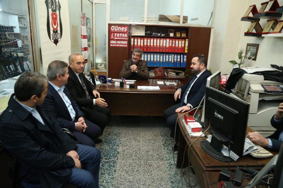 Başkan Tekintaş gazetemizi ziyaret etti