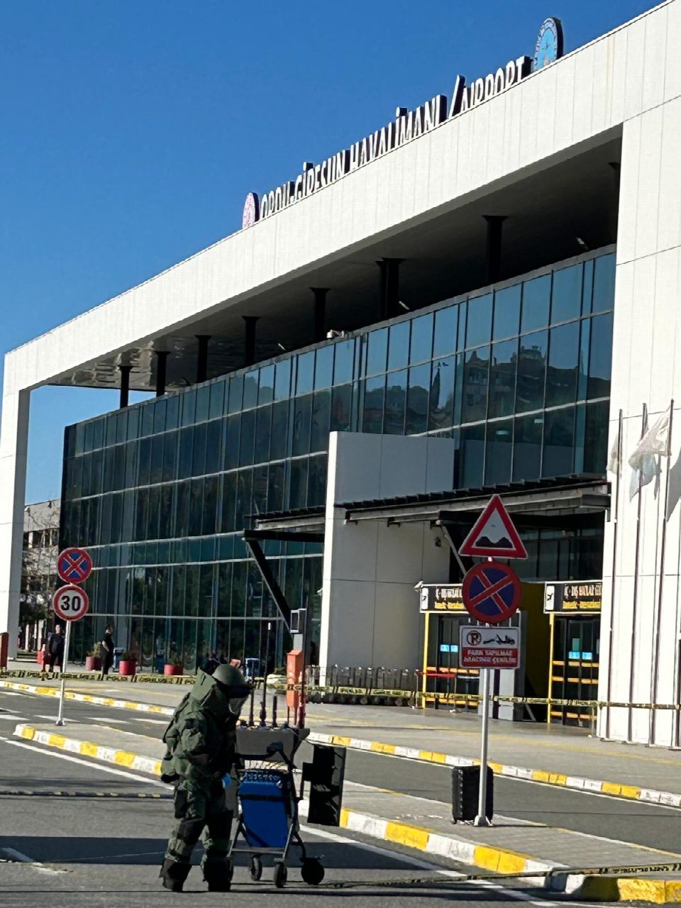 Ordu-Giresun havalimanında acil durum tatbikatı yapıldı