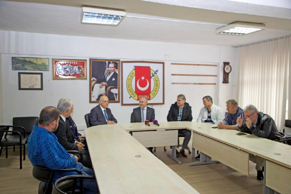 Vali Erol, basın meslek kuruluşlarına iade-i ziyarette bulundu