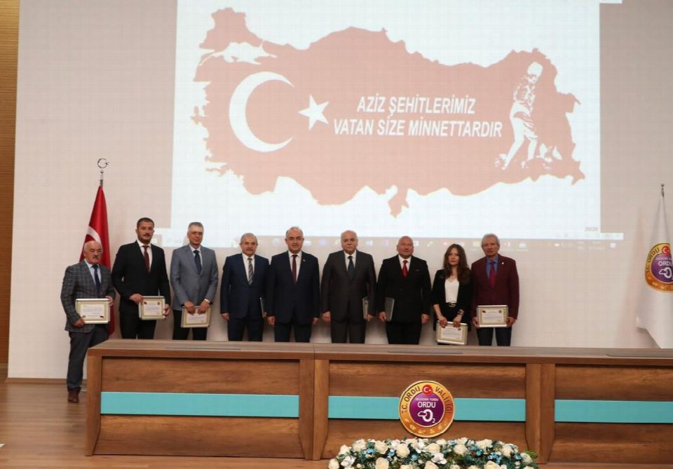 Tarihten Günümüze Ordulu Şehitler Anıtı’na” emeği geçenler onore edildi