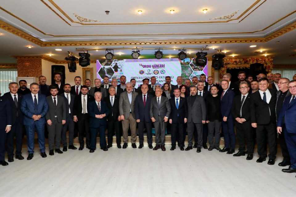 İSTANBUL’DA YAŞAYAN ORDULU İŞ İNSANLARINA ORDU’DAKİ YATIRIM İMKANLARI ANLATILDI