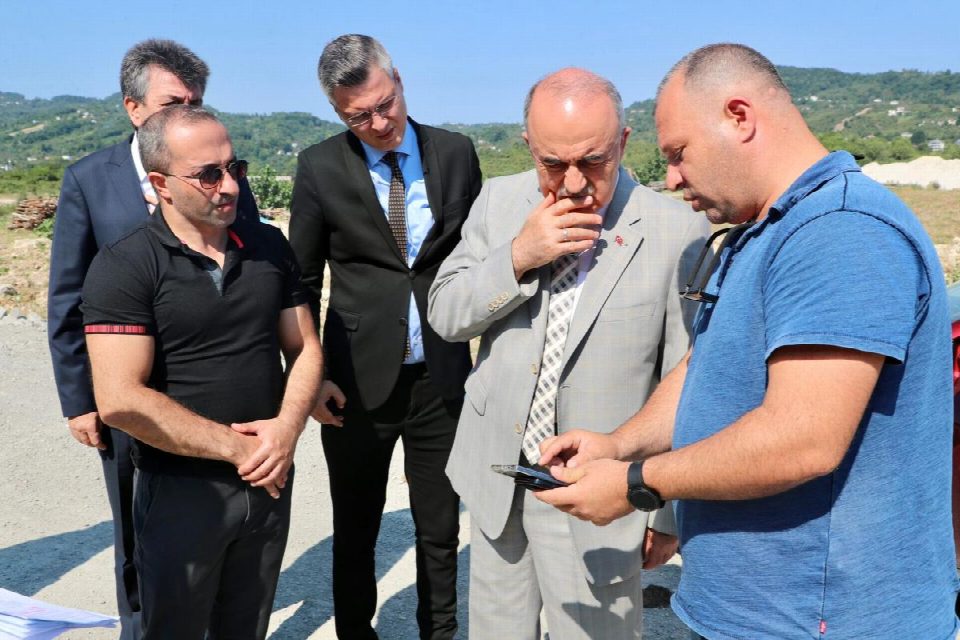 Vali Erol, çed başvurusu incelemesinde bulundu