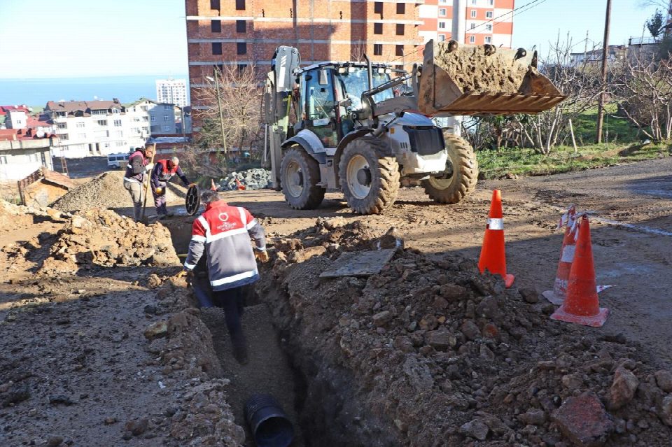 Fatsa’ya 40 bin metre yağmur suyu hattı