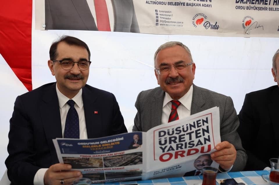 Enerji Bakanlığı’ndan Büyükşehir Belediyesi’ne asfalt bitüm malzemesi desteği