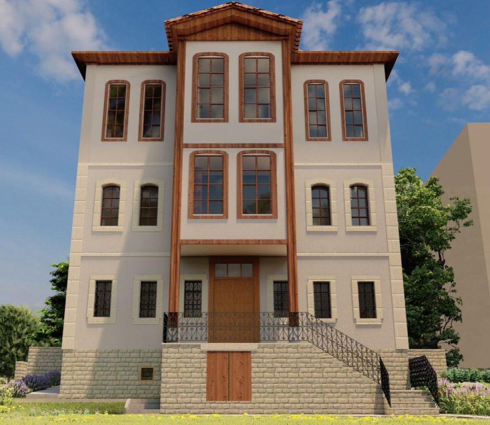 Tarihi konakta restorasyon başladı