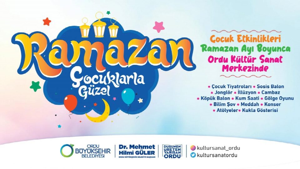 Çocuklar unutulmaz bir ramazan yaşayacak