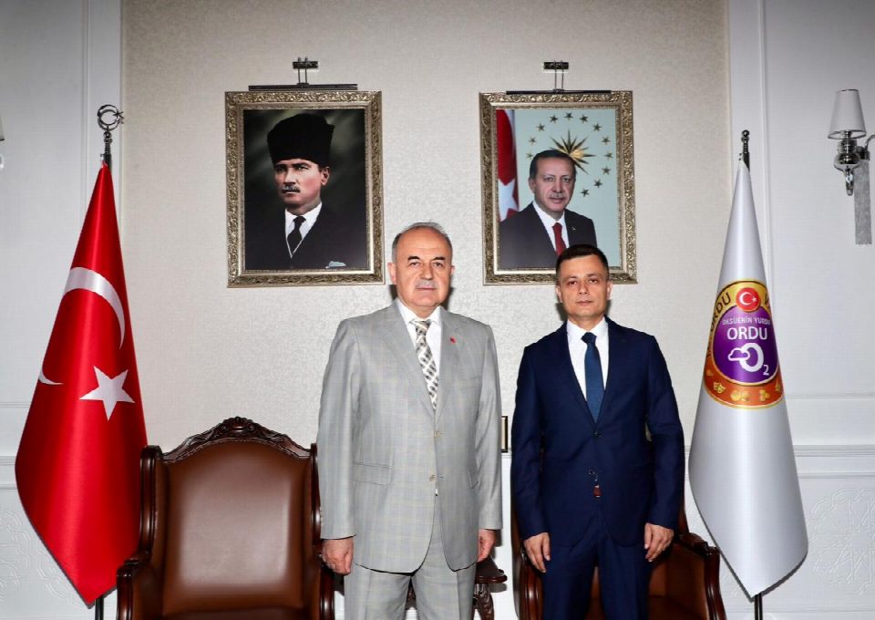 BİK Ordu Şube Müdürü Ortatepe, Vali Erol’a veda ziyaretinde bulundu