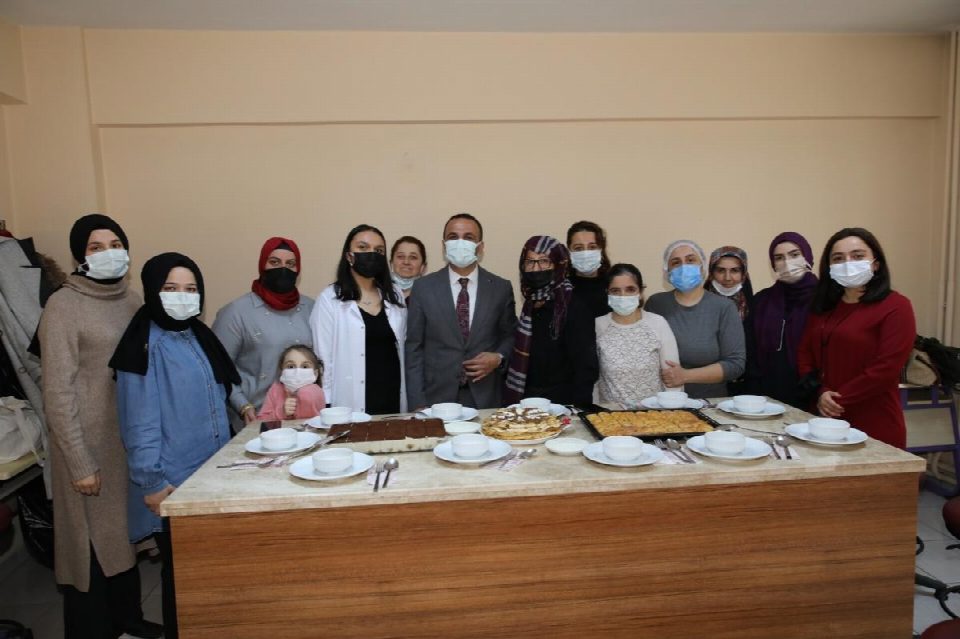 Başkan Kibar’dan ORMEK kursiyerlerini ziyaret etti