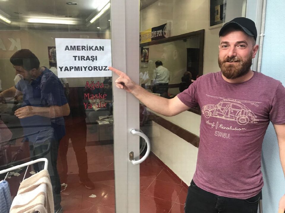 Fatsalı kuaför ’den Amerika’ya tepki