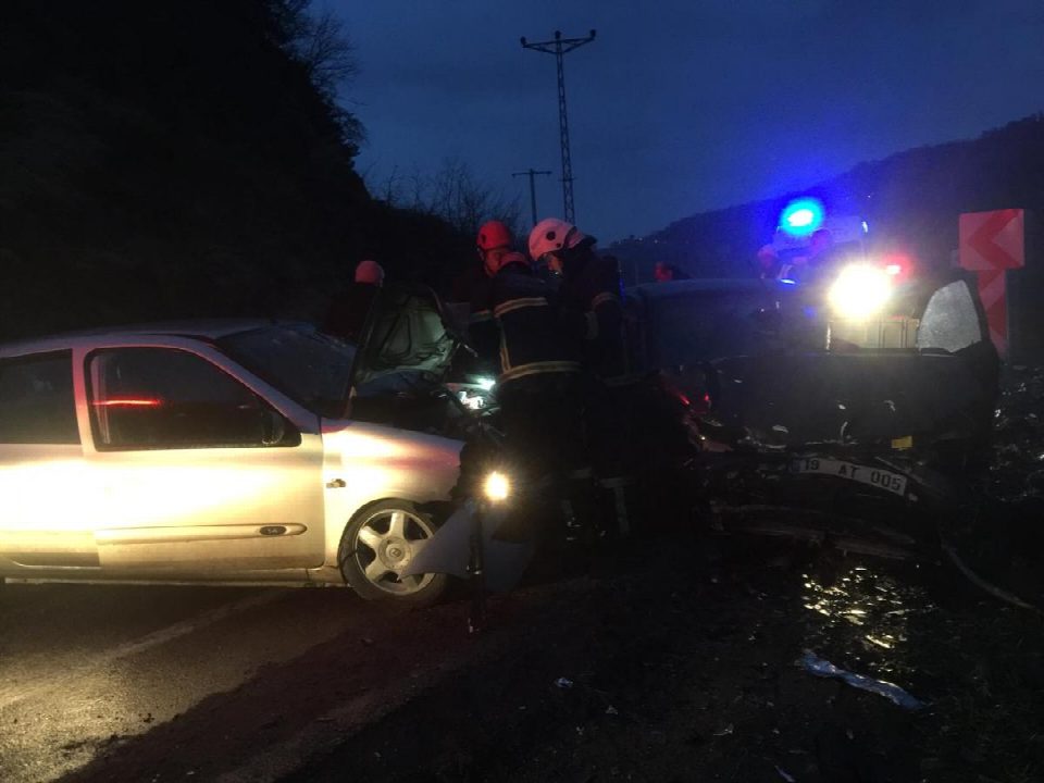 Fatsa’da trafik kazaları : 1 ölü 8 yaralı