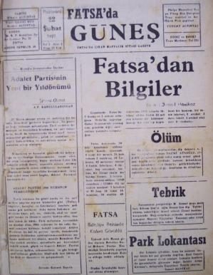 GAZETENİZ GÜNEŞ 44 YAŞINA GİRDİ