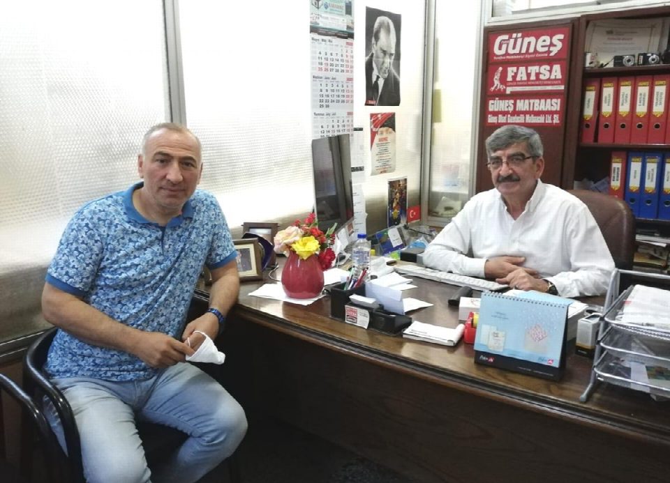 Zafer Öztürk gazetemizi ziyaret etti
