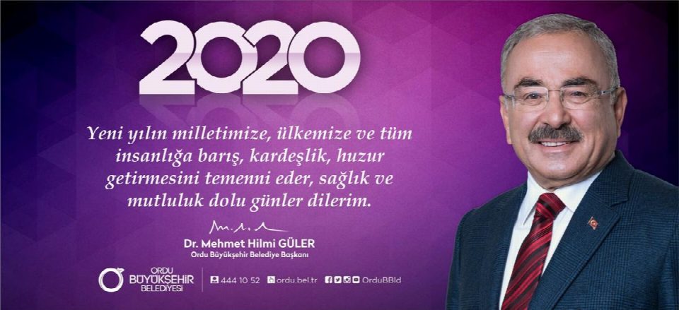 BAŞKAN DR. MEHMET HİLMİ GÜLER’İN YENİ YIL MESAJI: