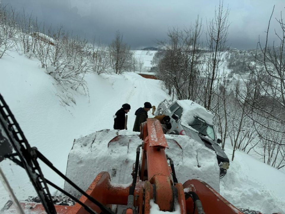 Ordu’da kar kalınlığı 60 cm’ye ulaştı