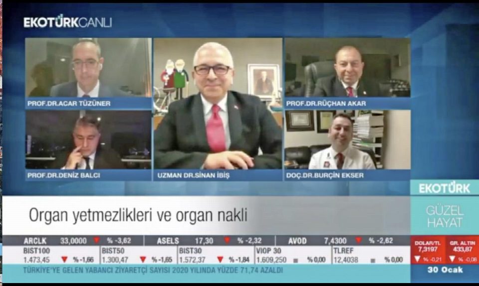 Fatsa'nın ABD'deki gururu Fatsa'lı Doç. Dr. Burçin Ekser, Ekotürk TV Canlı yayınına konuk oldu