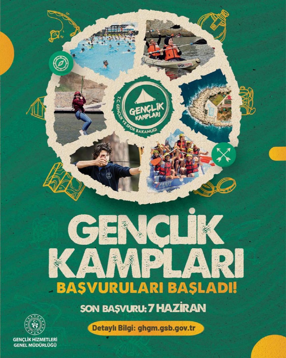 GSB GENÇLİK KAMPI BAŞVURULARI DEVAM EDİYOR