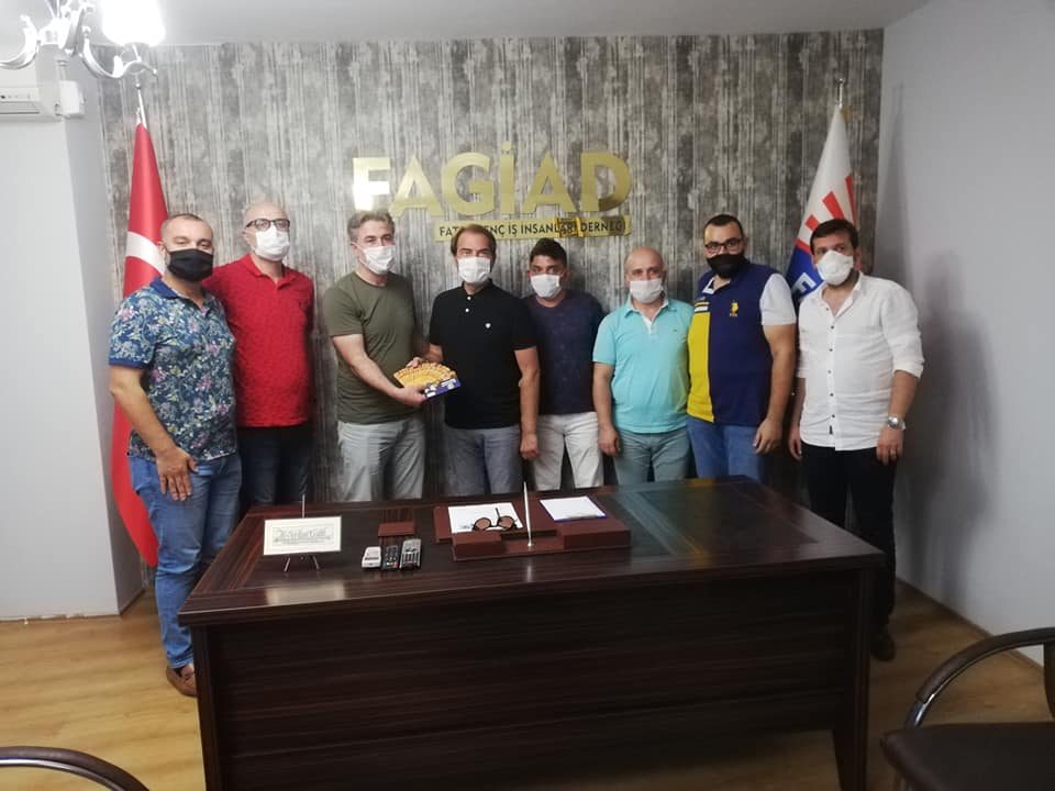 Fatsa Belediyespor'a destekler devam ediyor... FAGİAD 50 ÇEKİLİŞ BİLETİ ALDI