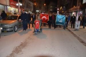 FATSA'DA TERÖRE TEPKİ YÜRÜYÜŞÜ