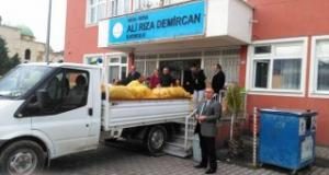 ÖĞRENCİLERİNDEN SURİYELİLERE YARDIM