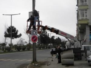 Sahil Caddesindeki Baz İstasyonu Kaldırıldı