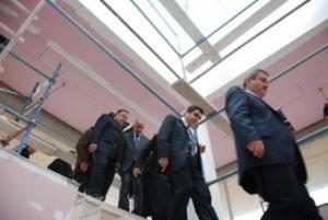 VALİ DÜZGÜN KÜLTÜR SARAYINDA İNCELEMELERDE BULUNDU