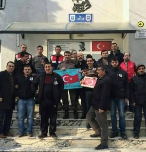 Özel öğrenciler Askerin yanında