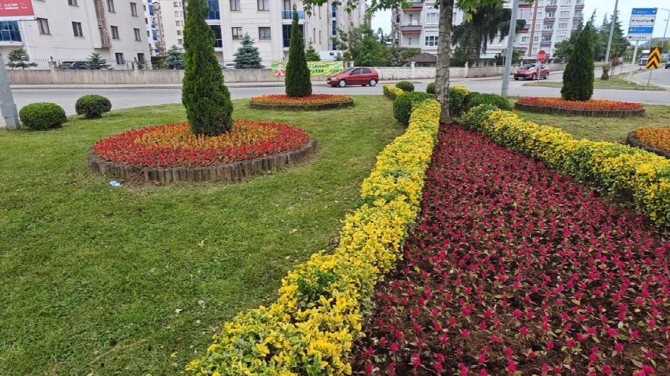 Ordu’nun dört bir yanı çiçek bahçesi oldu