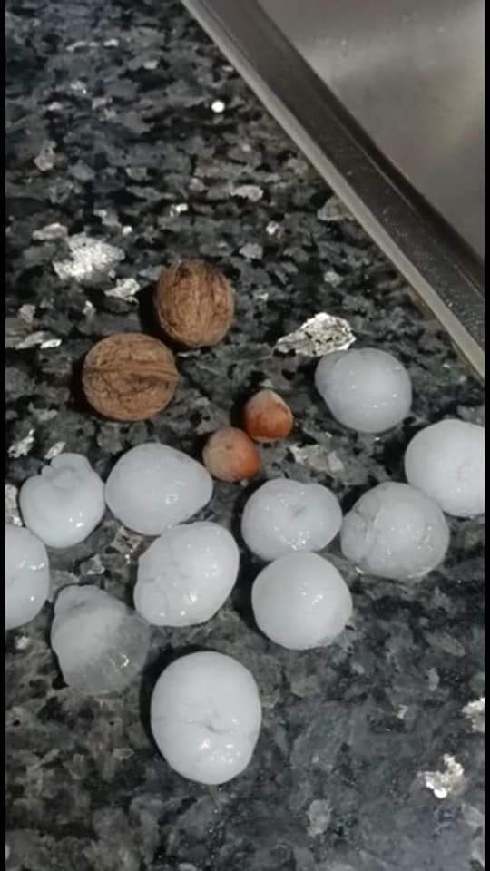 Şiddetli yağmur ve dolu korkuttu
