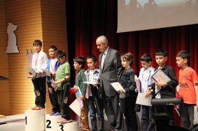 "6. Satranç Turnuvası"nda Dereceye Girenlere Ödülleri verildi