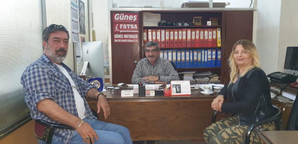 Teyfik Şahinel gazetemizi ziyaret etti