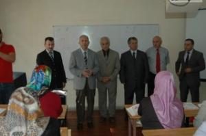 OKUMA YAZMA KURSLARI BAŞLADI İLK ZİYARET KAYMAKAM YURDAER'DEN