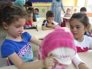 DOLUNAY KOLEJİ MİNİKLERİ OKULA MERHABA DEDİ