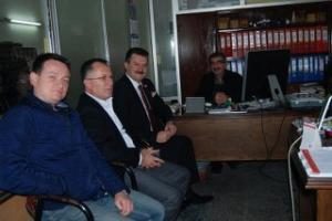 SAMİ AKSU GAZETEMİZİ ZİYARET ETTİ