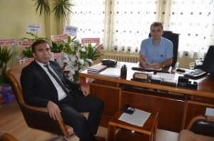 CİNOĞLU'NDAN YENİ MÜDÜRLERE ZİYARET