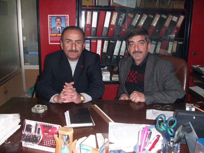 ÇİÇEĞİ BURNUNDA MUHTAR GAZETEMİZİ ZİYARET ETTİ