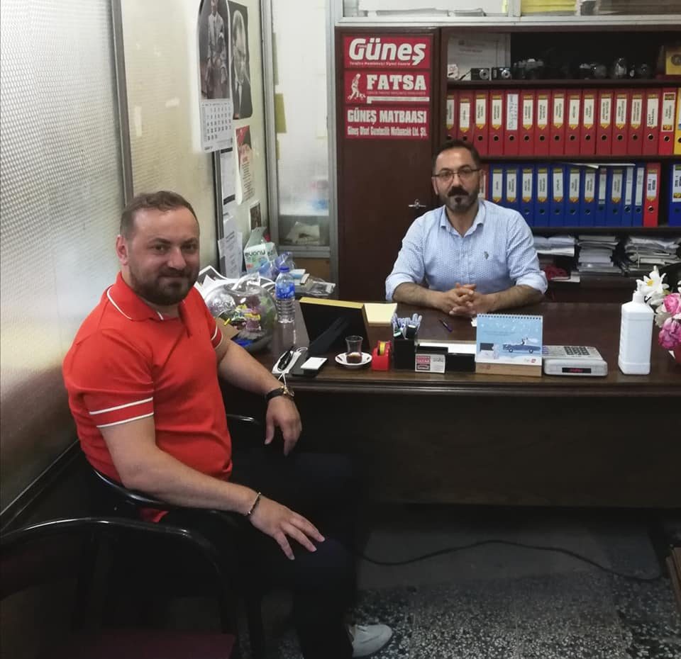 Kenan Gözeten gazetemizi ziyaret etti