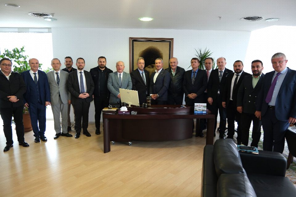 Ordu Vakfından ASO meclis başkanı İhsan Çetinceviz’e ziyaret