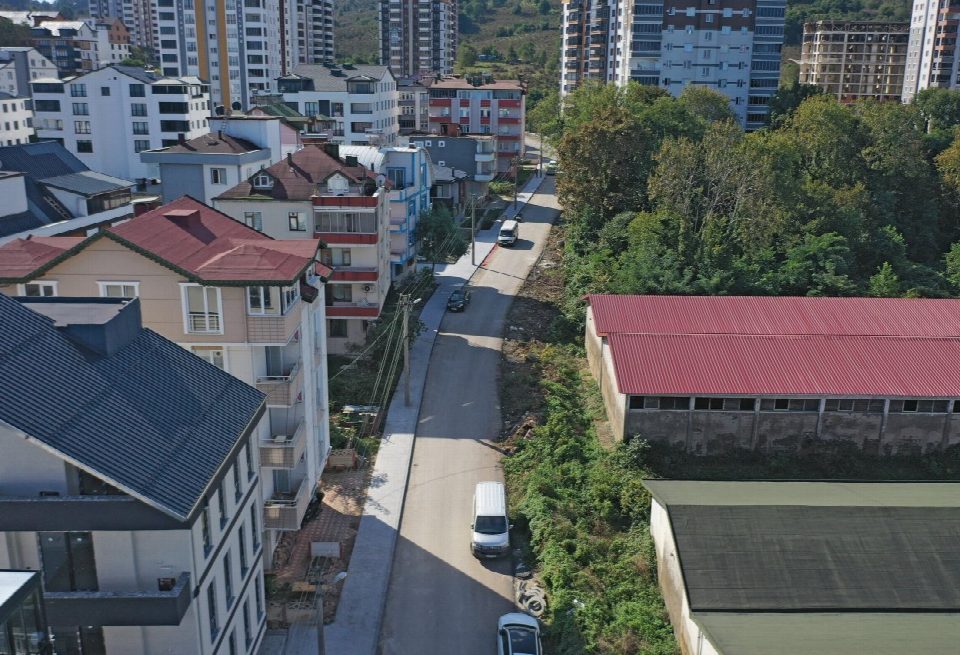 Fatsa Dolunay’a 4 Km kaldırım çalışmalar etap etap devam ediyor
