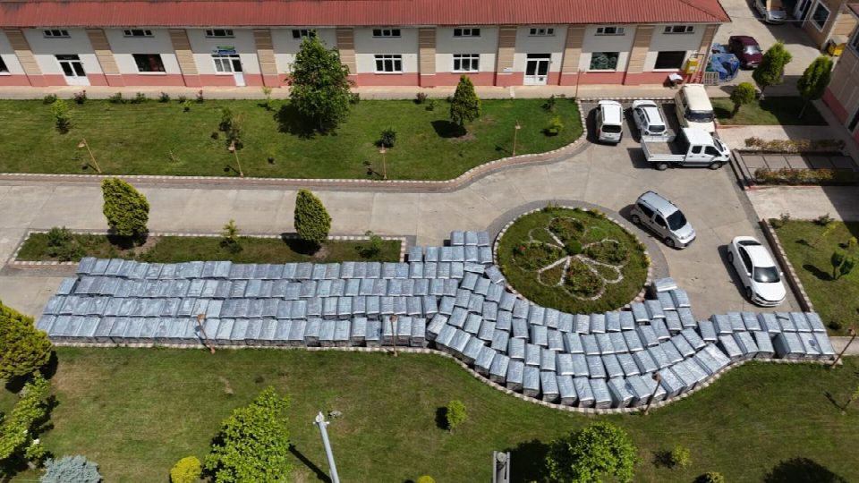 Hibe çöp konteynerleri, Altınordu sokaklarında