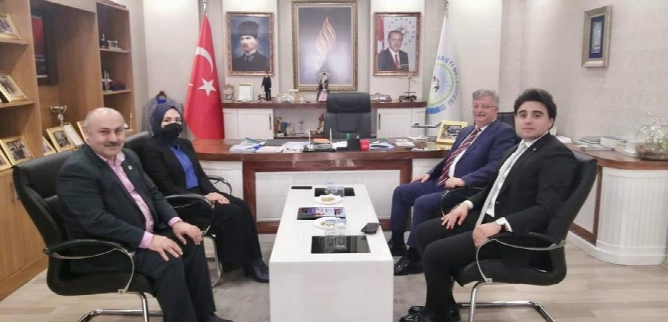Kaymakamlar Başkan Geçtan’ı ziyaret etti