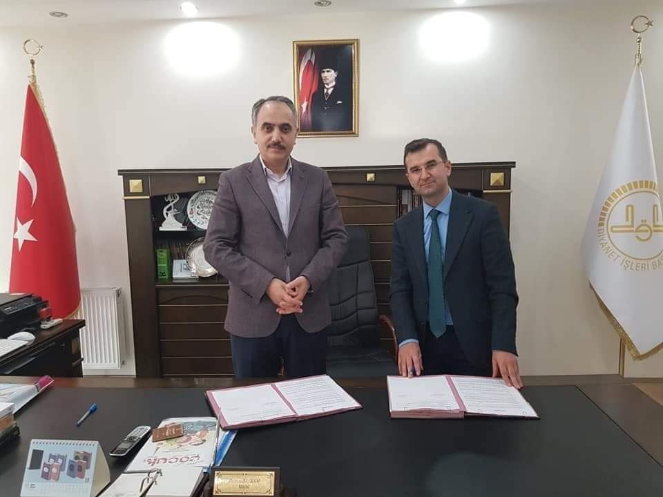 Oymak camii inşaat protokolü imzalandı