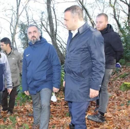 OBB daire başkanı Mehmet Altun Fatsa'da tarihi alanlarda incelemelerde bulundu